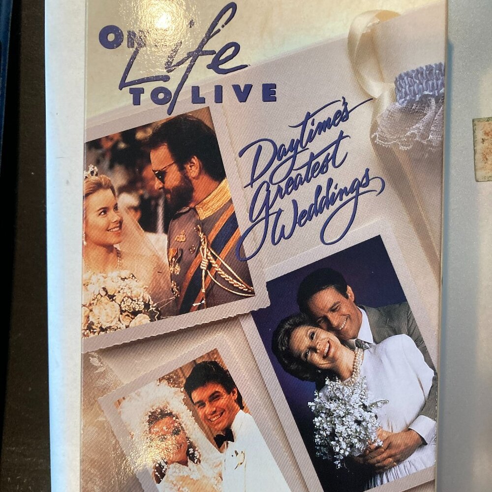 Three soap opera greatest weddings VHS tapes